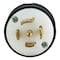 Hubbell Wiring Device-Kellems Locking Plug, L26-30P, 30 A, 240/415V AC, Three Phase, 4 Pole, Black, White HBL2801 - alternate 2